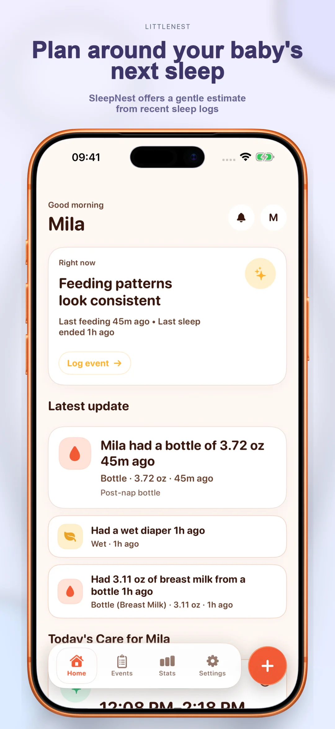 Next-sleep planner with wake windows
